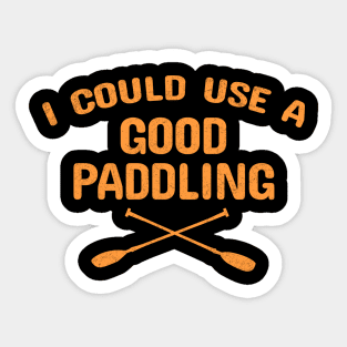 kayaking Sticker